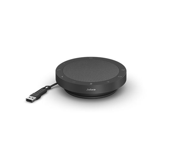 Jabra, Speak2 55, MS, Speakerphone, Connect via Wired USB - USB-A/ USB-C and to Mobile via Bluetooth, Battery Life Lasts Up to 12 Hours