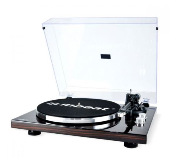 （LS） mbeat® PT-18K Bluetooth Turntable Player (MMC, USB, Anti-skating, Preamplifier) Counterweight & Anti-Skating Power Consumption: 5W Weight: 4.5kg