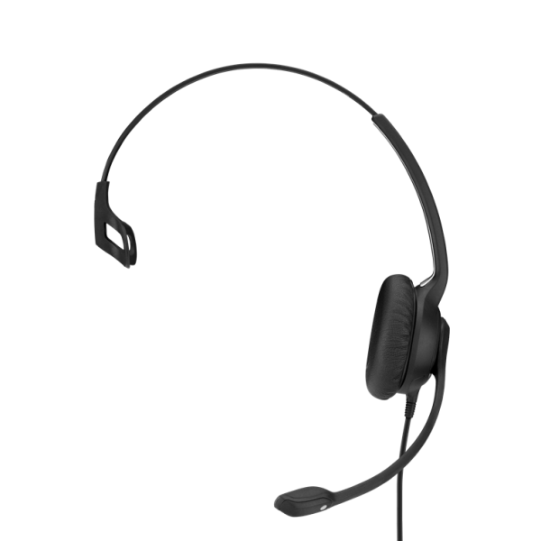 EPOS | Sennheiser SC230 Wide Band Monaural headset with Noise Cancelling mic - high impedance for standard phones, Easy D  -Requires Easy Disconnect