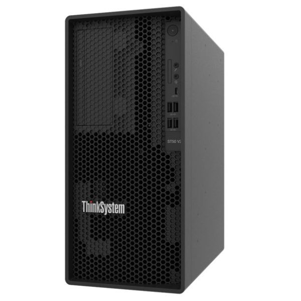LENOVO ThinkSystem ST50 V2, 1xIntel Xeon E-2324G 4C 3.1GHz 65W, 1x8GB 1Rx8, SW RD, 1x300W