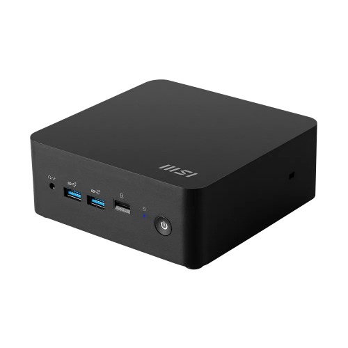 MSI Cubi NUC 1M-016BAU miniPC barebone, Black Intel Core 5-120U DDR5 2*M.2 2*HDMI *TBT 2 LAN/Wifi6E Card Reader Switch Cabl 3Y