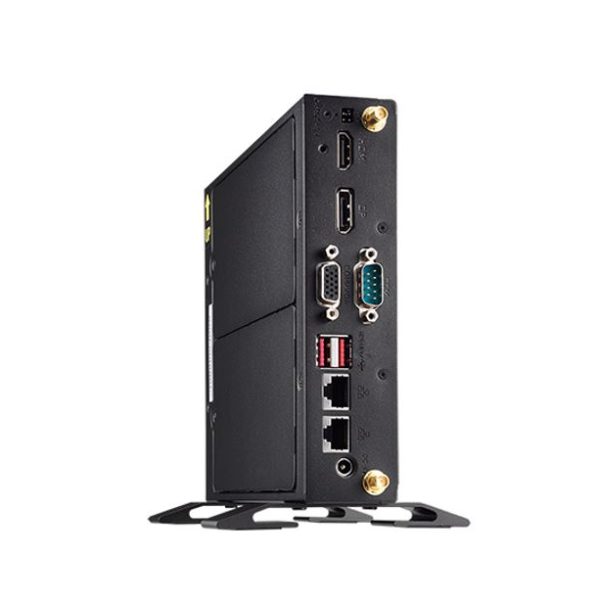 Shuttle DS20U3 Slim Mini PC 1L Barebone- Intel Core i3-10110U, Fan-less, 2x LAN, RS232/RS422/RS485, HDMI, DP, VGA, Vesa Mount, 65W adapter