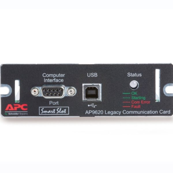 APC Protocol translation to UPS-Link, Management Options, Legacy Communications SmartSlot Card, UPS support for UPSLink protocol serial communications