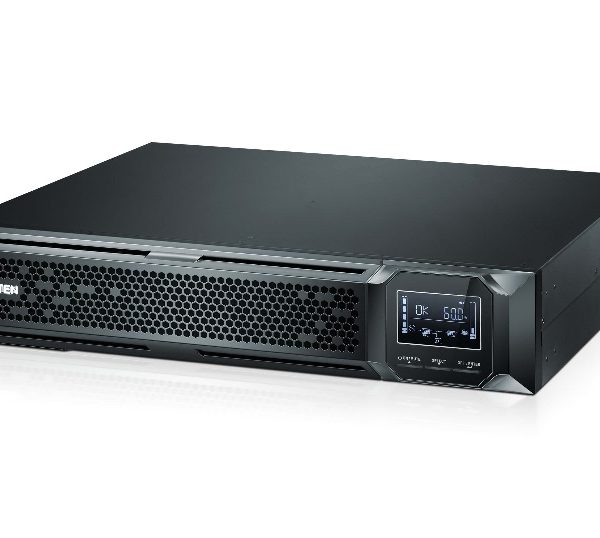 Aten 1000VA/1000W Professional Online UPS with USB/DB9 connection, 8 IEC C13 outlets, EPO and RJ port surge protection (Inc 2yrs back to base wty)