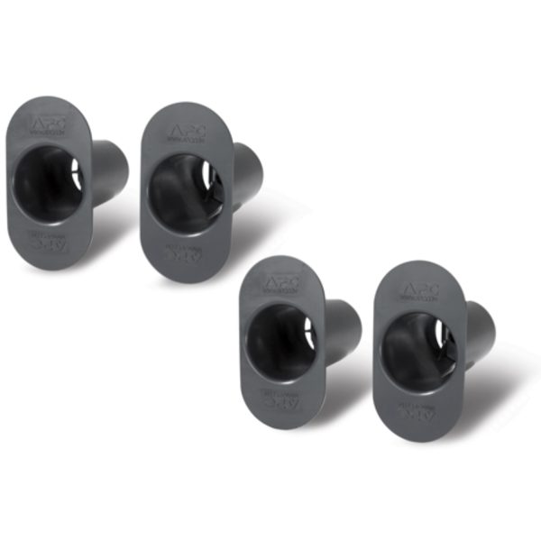 APC Netshelter Cable Management Spools, Vertical Cable Manager/Orgianiser, Set of 4, Black