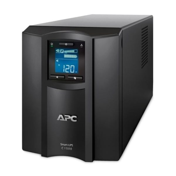 APC Smart-UPS C, Line Interactive, 1500VA, Tower, 230V, 8x IEC C13 outlets, SmartConnect port, AVR, Graphic LCD