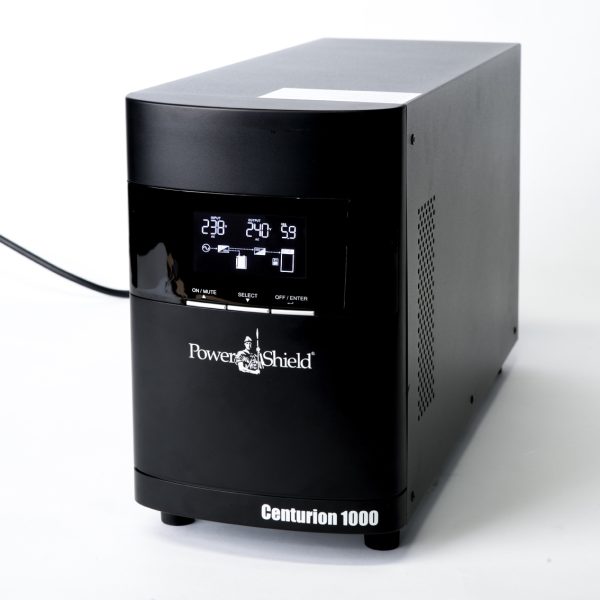 PowerShield Centurion Tower UPS 1000VA/900W, 10A input, 2 AUS sockets, 10A, C13 x 2, 2-year warranty
