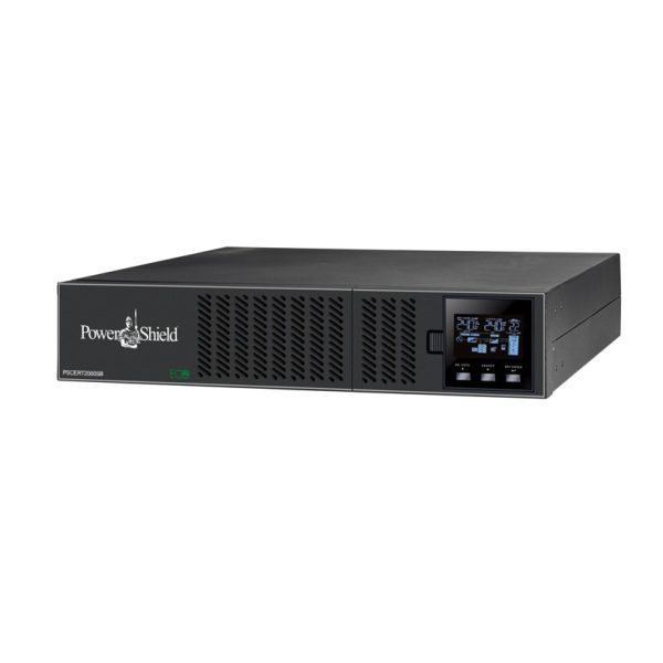 PowerShield Centurion RT 2000VA short base UPS with Rail Kit Bundle (PSCERT2000SB, PSRK), compact and efficient power backup