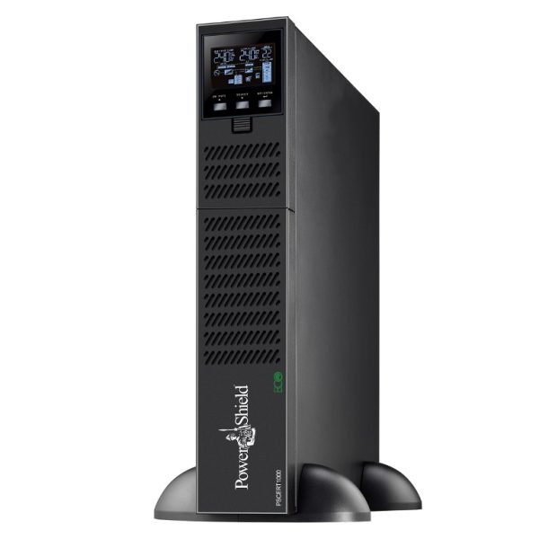 PowerShield Centurion RT 1000VA/900W - 10Amp True Online Double Conversion Rack/Tower UPS, 3 AUS sockets, 10A, C13 x 5, 2-year warranty
