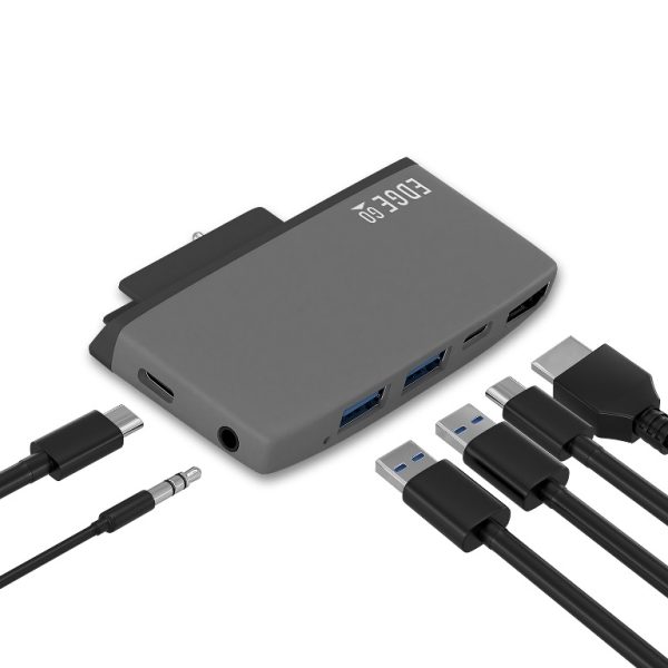 (LS) mbeat®  Edge Go Multifunction USB- C Hub for Microsoft Surface Go （USB 3.0 Data x 2, USB-C Data x 1, HDMI, 3.5mm Audio, USB-C PD pass through