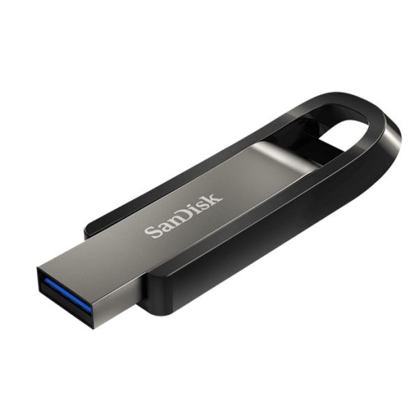 SanDisk 256GB Extreme GO USB3.2 Metal  Flash Drive USB-A 400MB/s SecureAccess™ encryption software2 Lifetime Lifetime Warranty Black (LS)