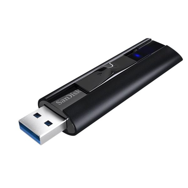 SanDisk 128GB Extreme Pro USB3.1 Solid State Flash Drive CZ880 Black 420MB/s Lifetime Lifetime Warranty