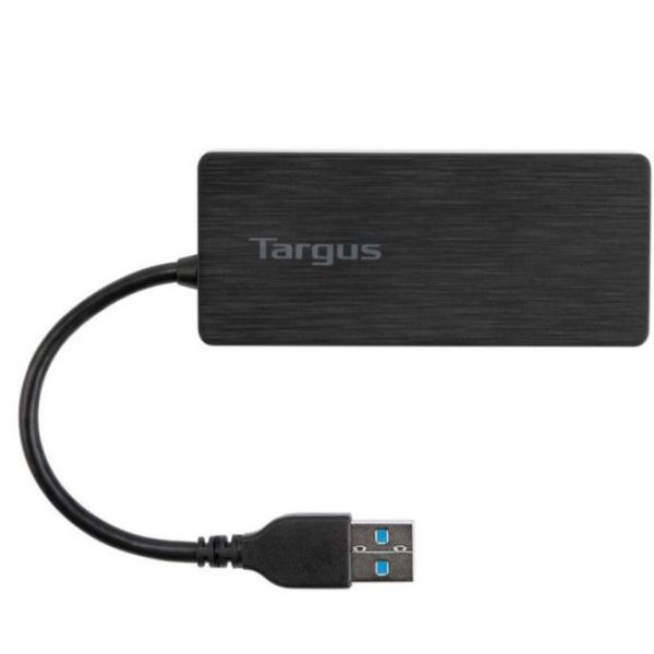 Targus 4 Port Smart USB 3.0 Hub Self-Powered with 10 Times Faster Transfer Speed Than USB 2.0