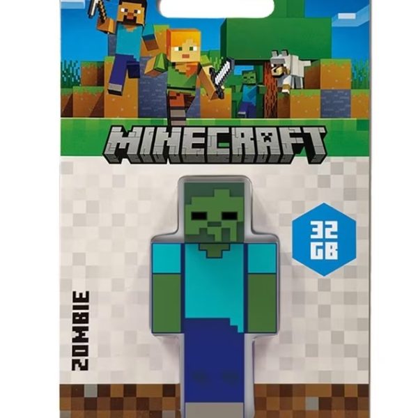 Verbatim Minecraft Zombie -  Collector's Edition USB Flash Drive - 32GB - Zombie - Retail