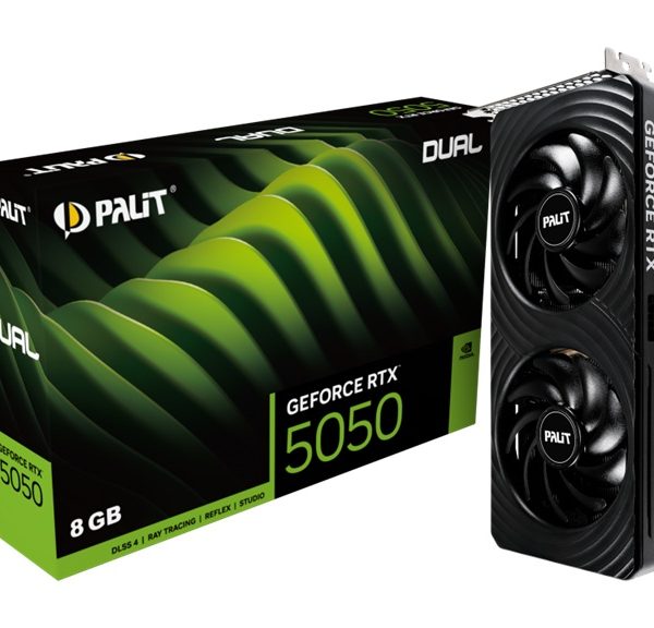 PALIT RTX5050 DUAL 8GB GDDR6 128bit 3-DP HDMI NE65050019P1-GB2070D