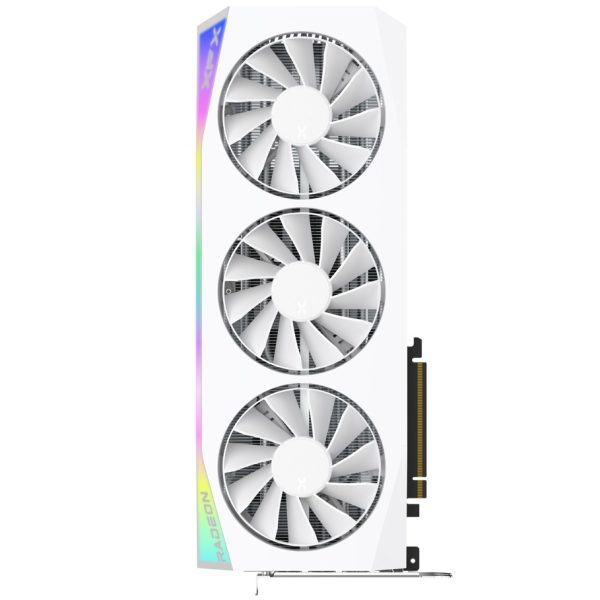 XFX Mercury AMD Radeon RX 9070XT OC White Gaming Edition with RGB 16GB GDDR6, HDMI 3xDP, AMD RDNA™ 4 (RX-97TRGBBW9)