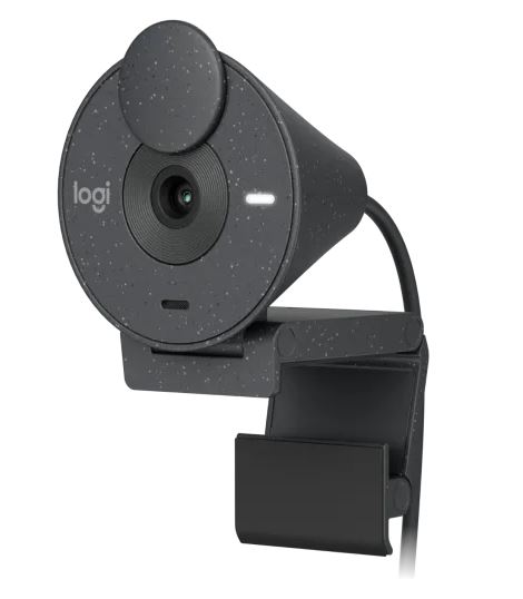 (LS) Logitech Brio 300 Full HD Webcam - Graphite