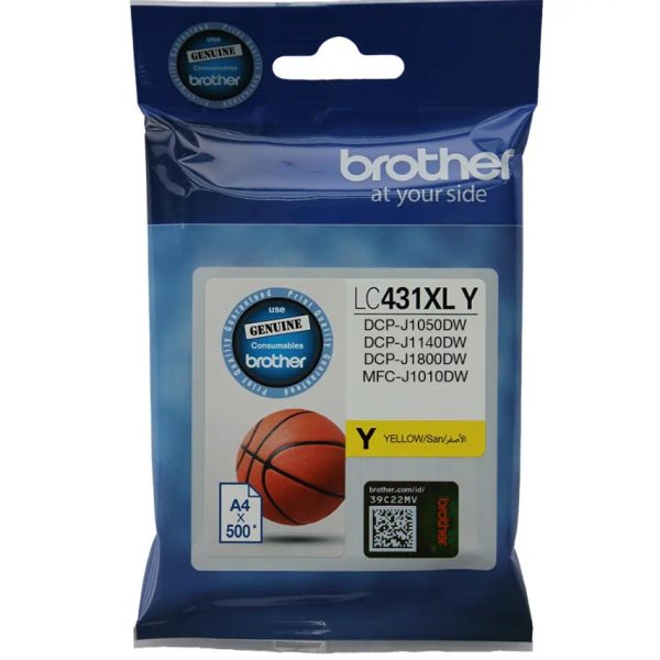 Brother *NEW* YELLOW INK CARTRIDGE TO SUIT DCP-J1800DW -UP TO 500 PAGES
