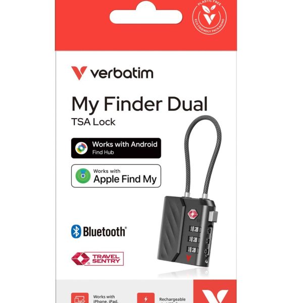 Verbatim My Finder Dual Channel TS Lock - Black
