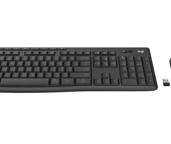 Logitech MK370 Wireless Keyboard and Mouse Combo for Business Silent Touch technology Smooth optical tracking