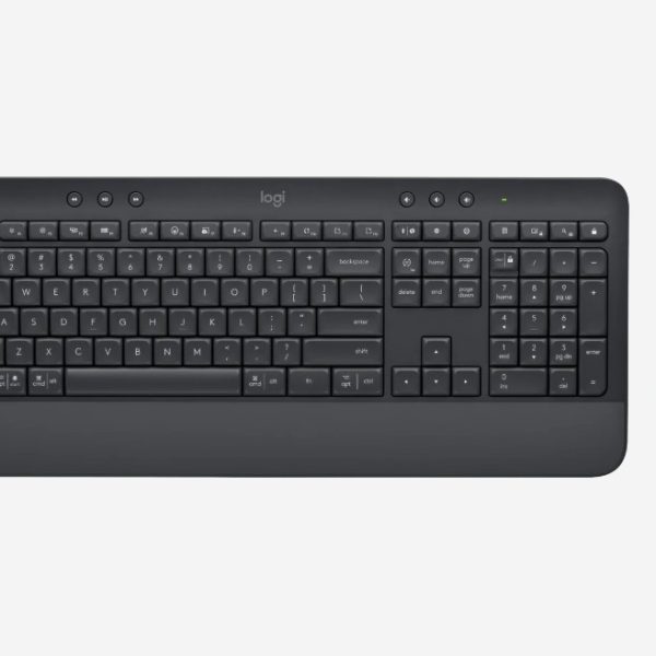 Logitech MK650 Wireless Keyboard & Mouse - Graphite for Business