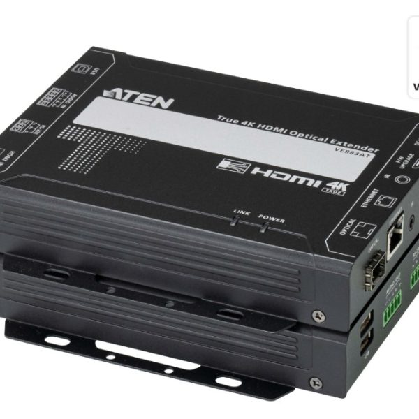 Aten True 4K HDMI Multi-mode Optical Extender 4K @ 300m - (4K@300m (K1, MM)), Lossless transmission of up to 4096 x 2160 / 3840 x 2160 @ 60 Hz (4:4:4)