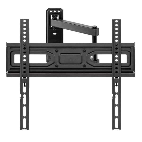 Brateck LPA78-443 Super Economy Full-Motion TV Wall Mount, Fit Screen Size: 32'-55' Up to 35 KG, Fine Texture Black,358x440x420mm (LS)