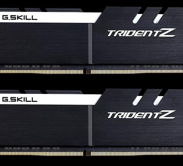 G.SKILL F4-3200C16D-32GTZKW 32GB (2 x 16GB)/ DDR4 3200 MT/ XMP 2.0/Timings 16-18-18-38/ Voltage 1.35V/Trident Z