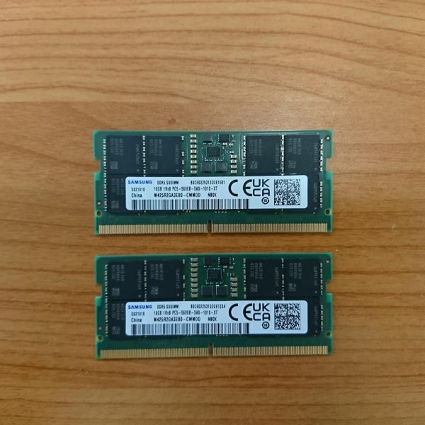 Samsung OEM 16GB (1x16GB) DDR5 SODIMM 5600MHz 1.1V Notebook Laptop Memory (ex-demo)