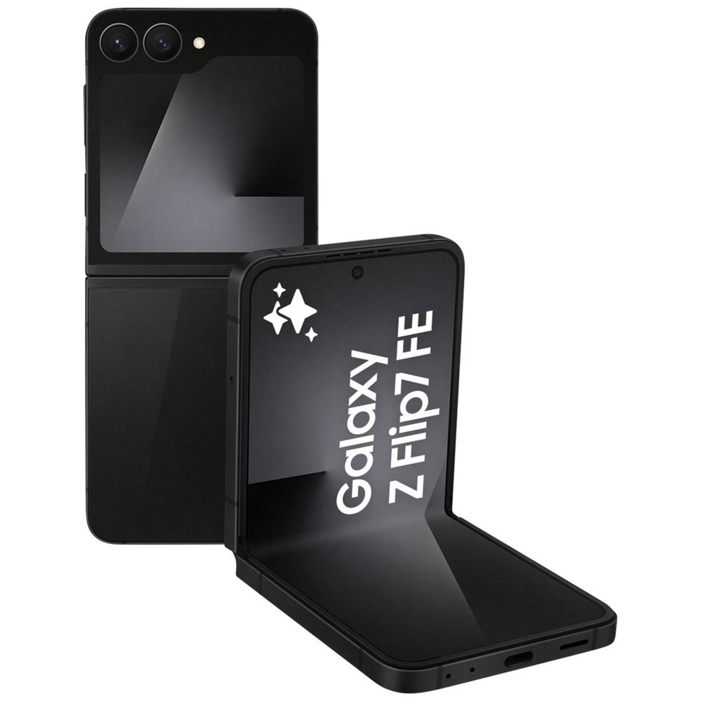 Samsung Galaxy Z Flip7 FE 5G 128GB - Black *AU STOCK*, 6.7', Full HD+, 120Hz, 8GB/128GB, 50MP/10MP, Single+ eSIM, 4000mAh, 2 Years Warranty