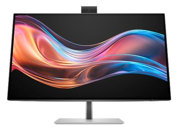 HP Series 7 Pro 727PM 27' 4K UHD Thunderbolt IPS Conferencing Monitor 3840x2160 16:9 5ms Height Adjust Tilt Swivel Pivot Webcam Speakers USB-C VESA