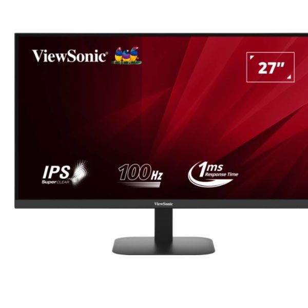ViewSonic 27' 2K QHD IPS, 100Hz, 1ms MPRT, HDR10, 300 Nits, 1000:1, 178°/178°, HDMI×2, DP, sRGB 99%, 2×2W Speakers. 3YARW