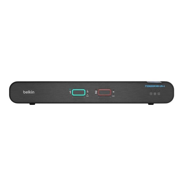 Belkin Universal 2nd Gen Secure KVM Switch, 2-Port Dual Head w/CAC - Belkin (F1DN202KVM-HA-4)