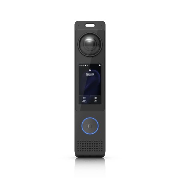 Ubiquiti G6 Pro Entry, An Intelligent Door Entry System, UniFi Protect, UniFi Access Integration, 12MP Cam, Two-Way Audio, 3' Touch Display.