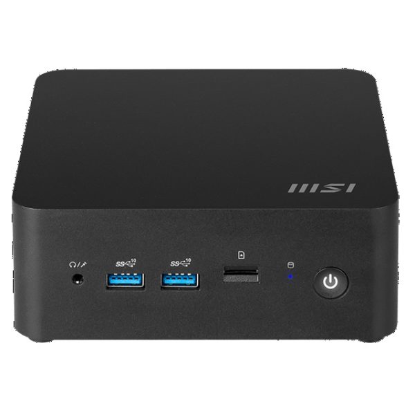MSI Cubi NUC 1M Barebone Mini PC, Intel Core 3-100U, 6C/8T up to 4.7GHz, 2x DDR5 SODIMM, 2x M.2 SSD, WiFi 6E, BT 5.3, Dual HDMI, Thunderbolt, No OS