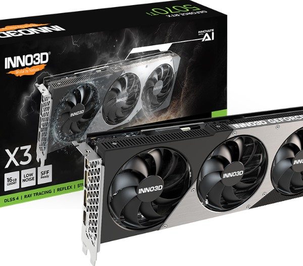 INNO3D nVidia GeForce RTX 5070 TI X3 16GB GDDR7 2452 MHz Boost Clock, RAM 28 Gbps, 3x DP, 1xHDMI 300x116x41mm