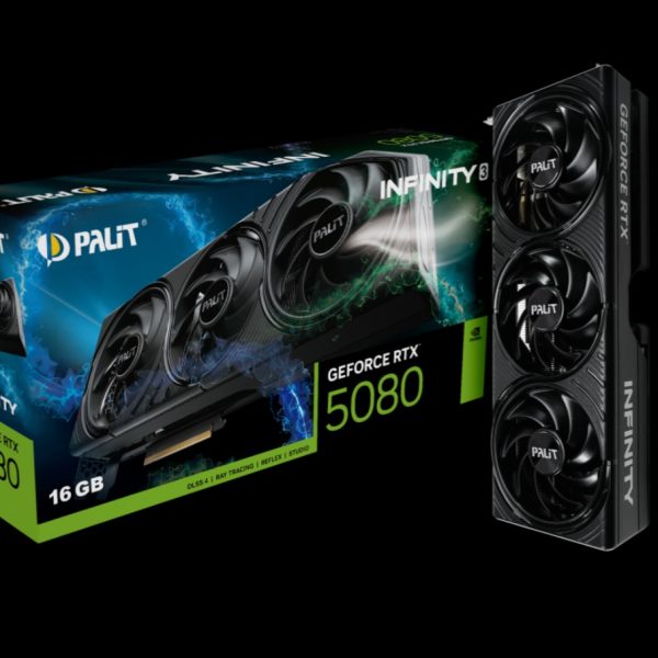 PALIT RTX5080 INFINITY 3 16GB GDDR7 256bit 3-DP HDMI NE75080019T2-GB2035S