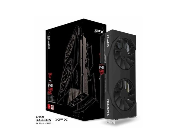 XFX Swift AMD Radeon RX 9060XT OC Gaming Edition with 16GB GDDR6 HDMI 2xDP, AMD RDNA™ 4  (RX-96TSW16BQ)